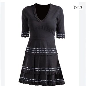 Shoshanna Antinea Black Mini Dress